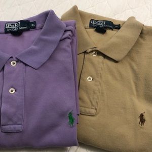 2  Polo—Ralph Lauren SS knit shirts